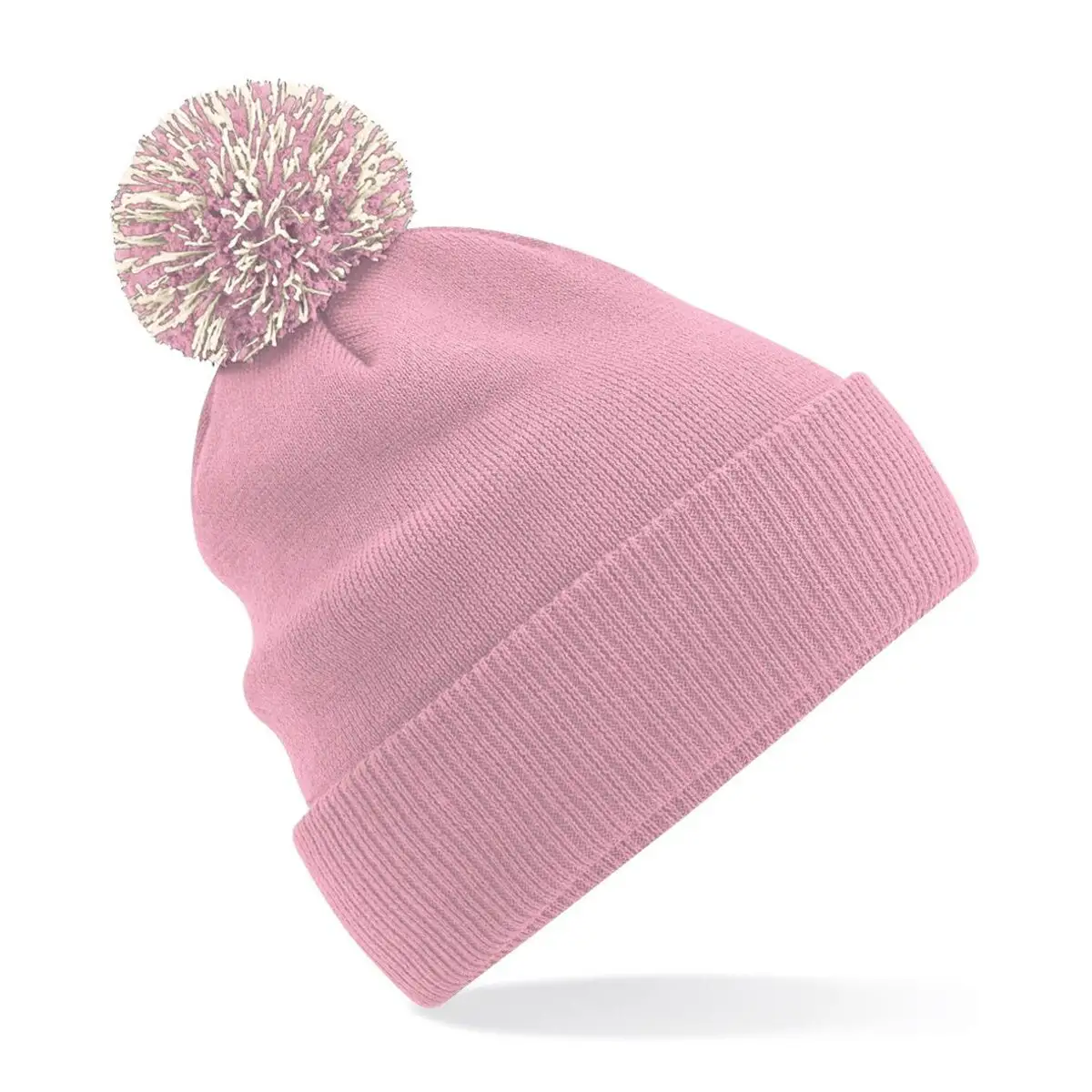 dusky pink/off white
