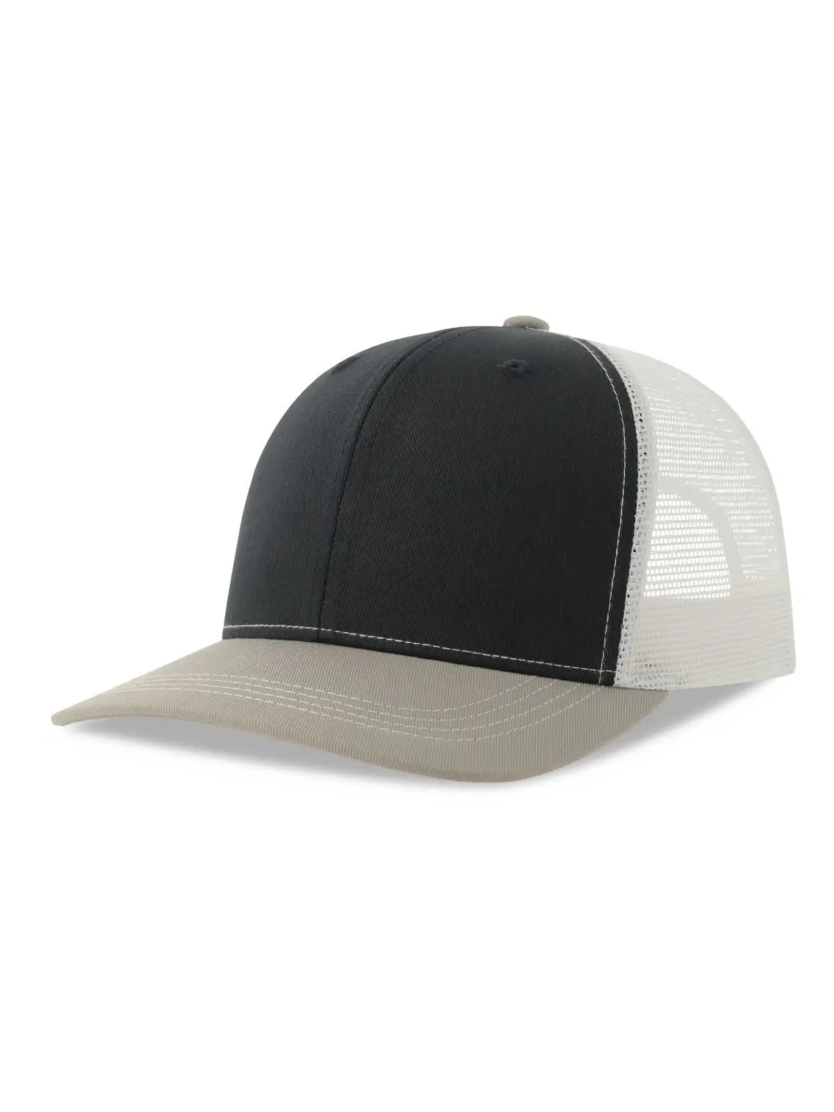navy-grey melange-white