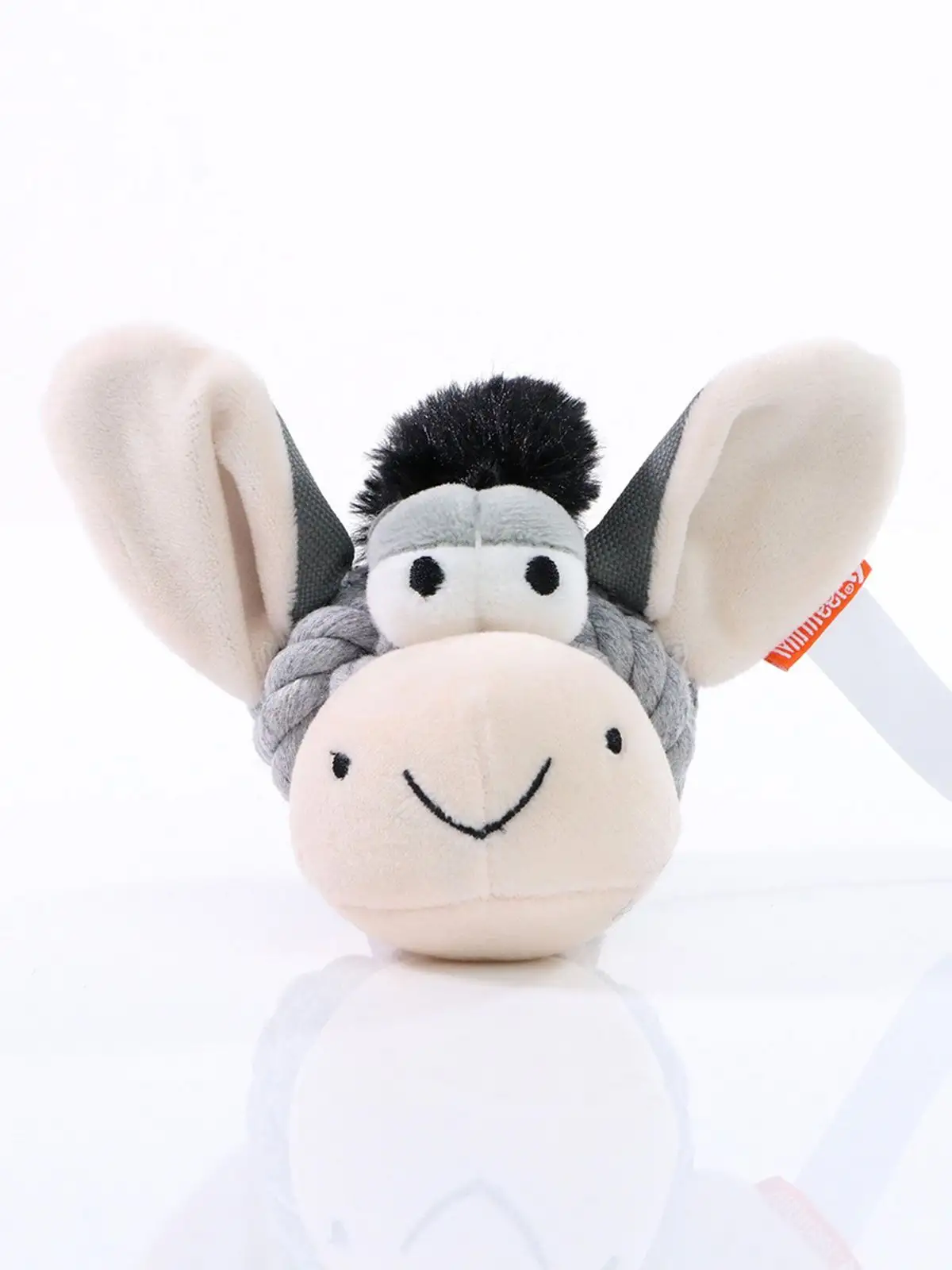 Dog toy knotted animal donkey