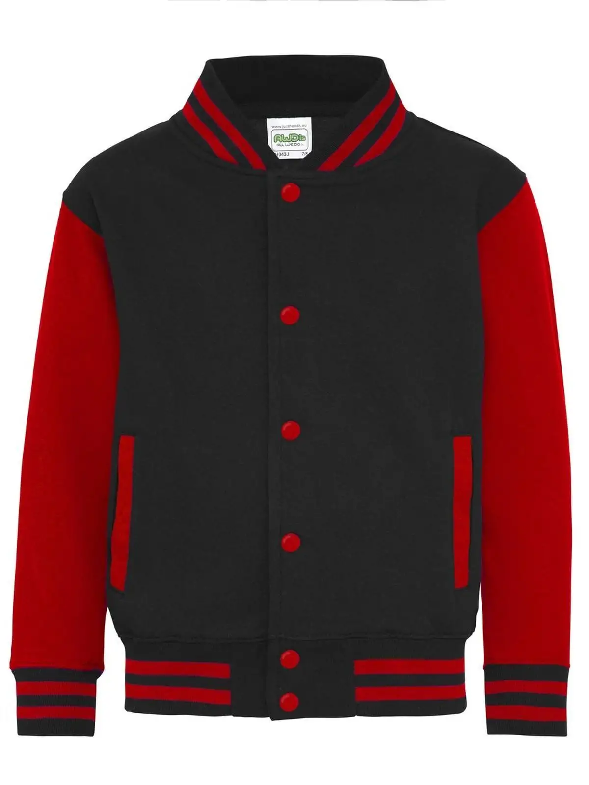 jet black/fire red