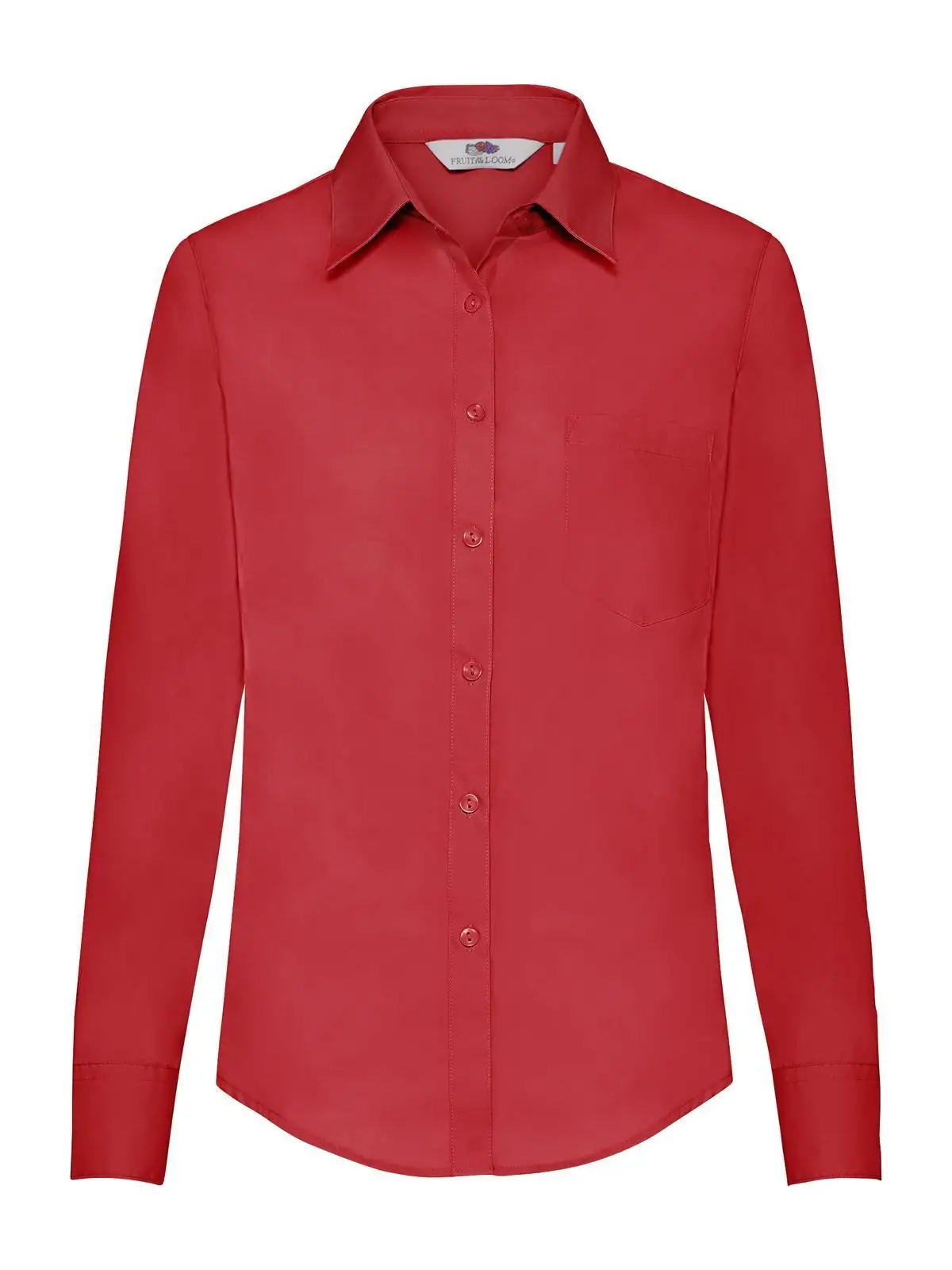 Ladies Poplin Shirt Long Sleeve