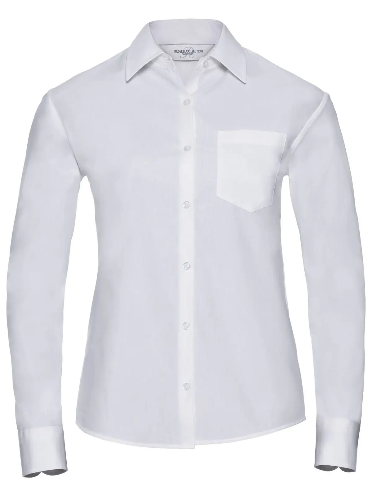Ladies' Long Sleeve Pure Cotton Poplin Shirt