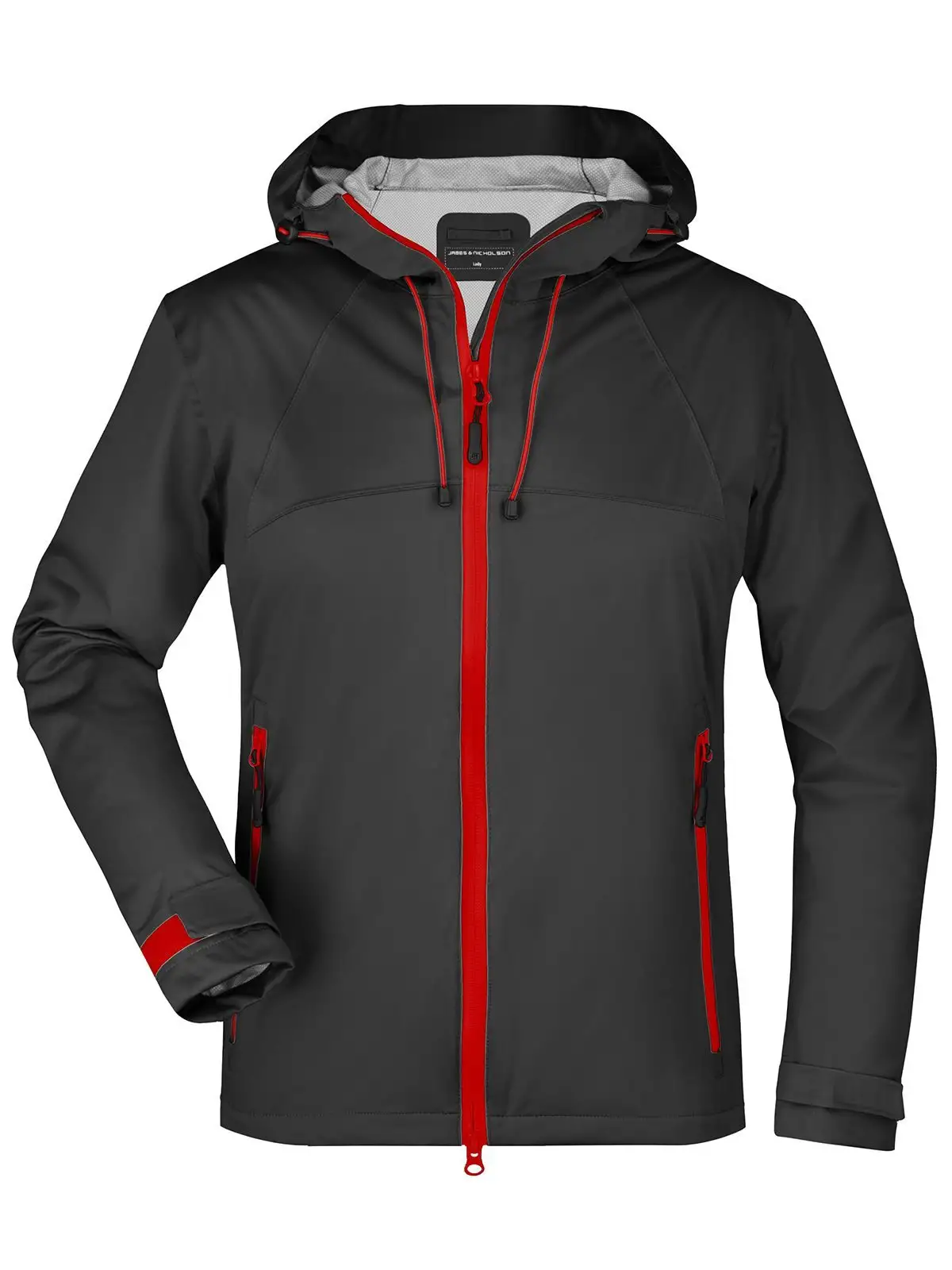 black/red