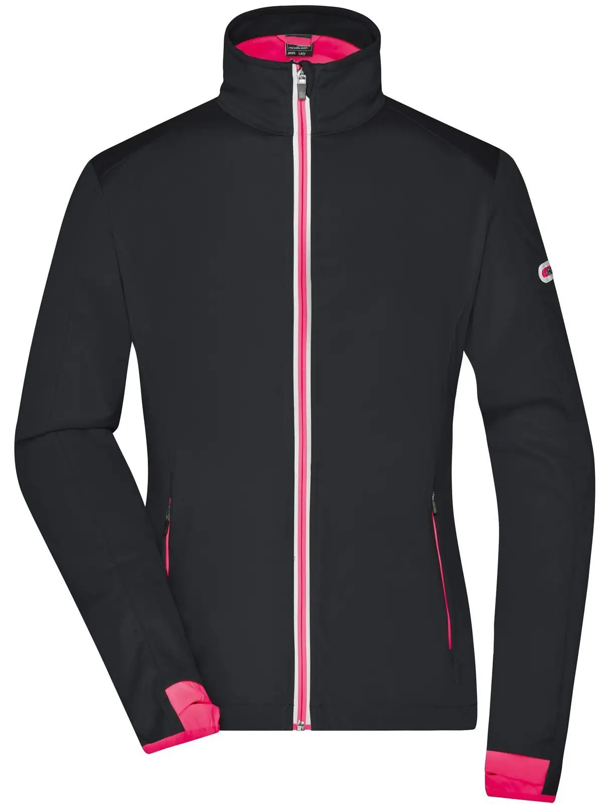 black/light-red