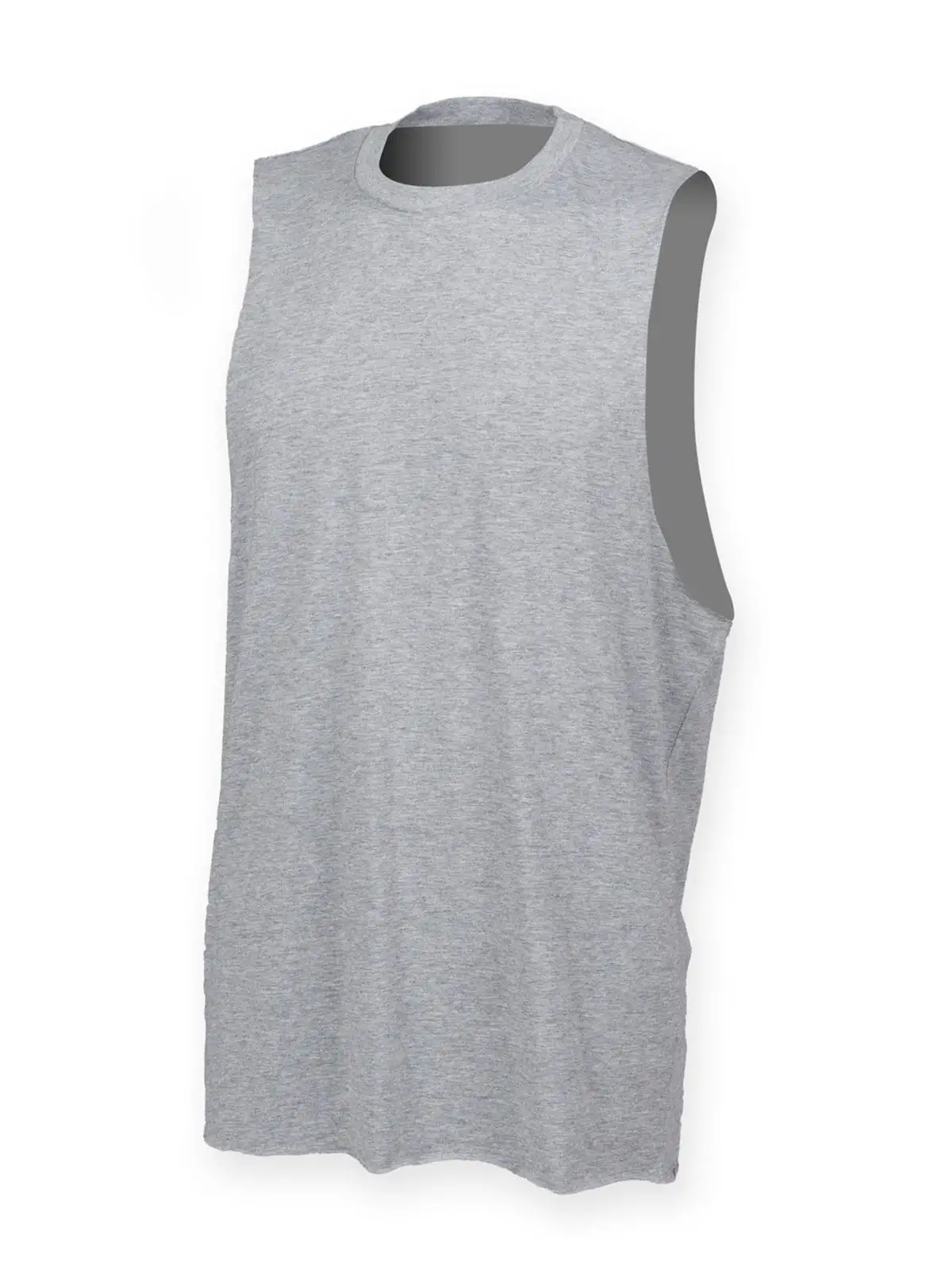 Men's High Neck Slash Armhole Vest