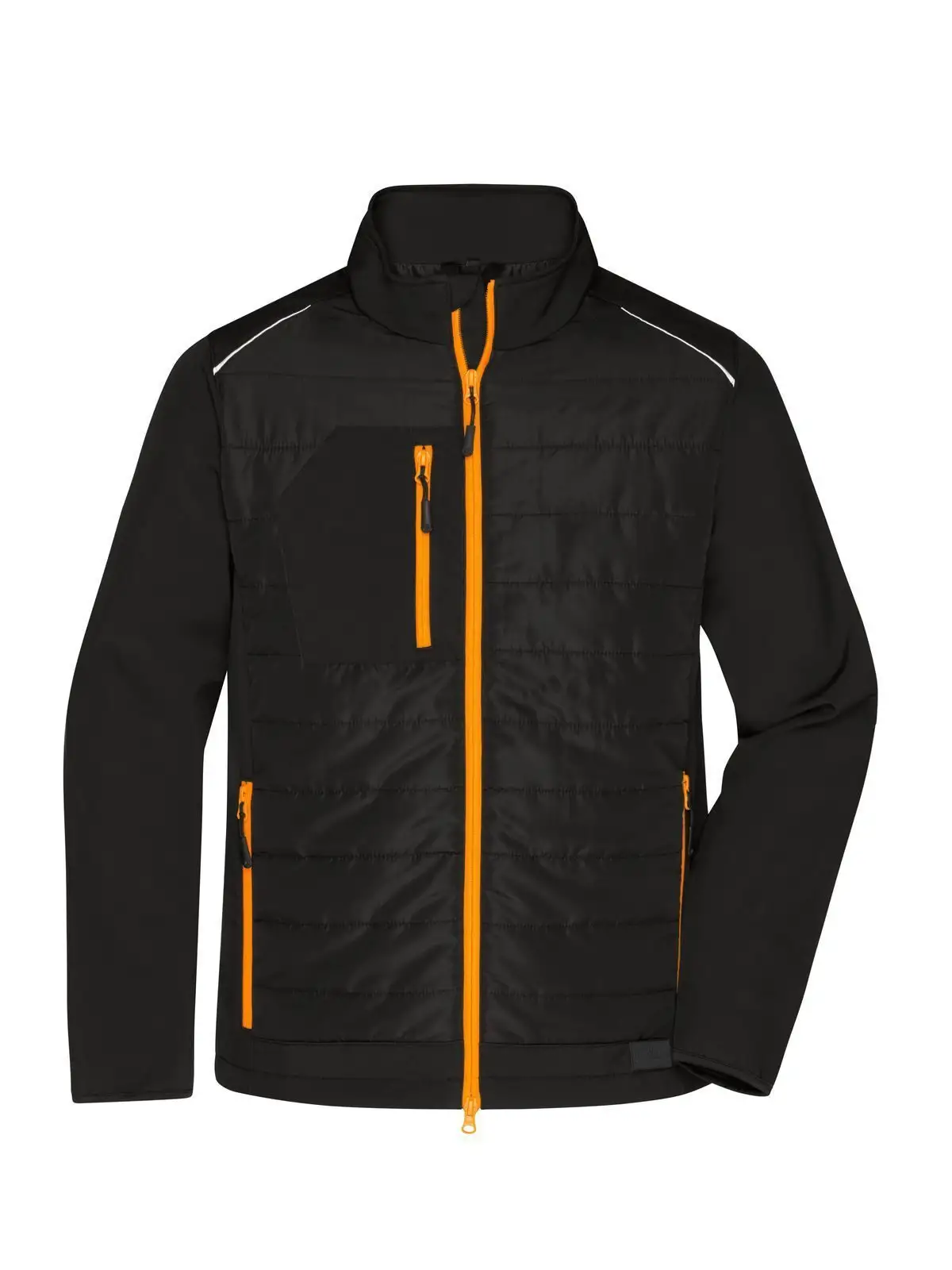 black/neon-orange