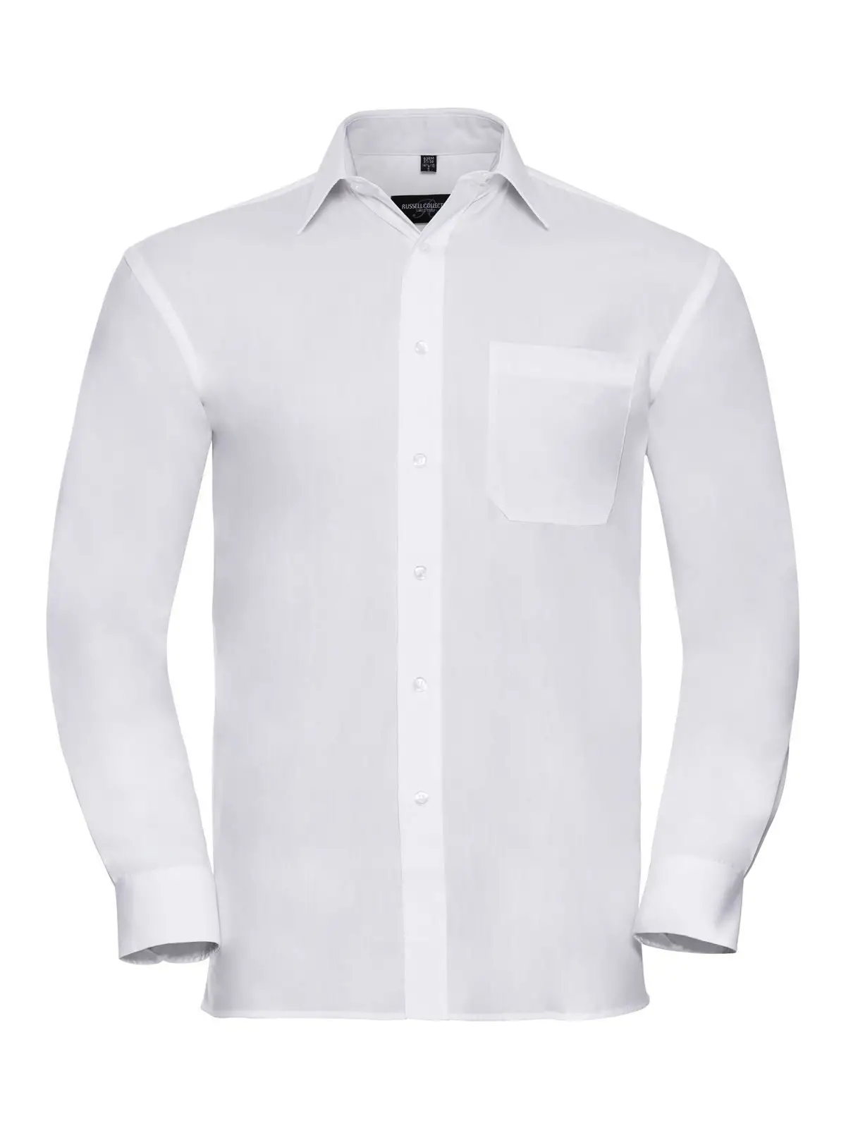 Men's Long Sleeve Pure Cotton Poplin Shirt
