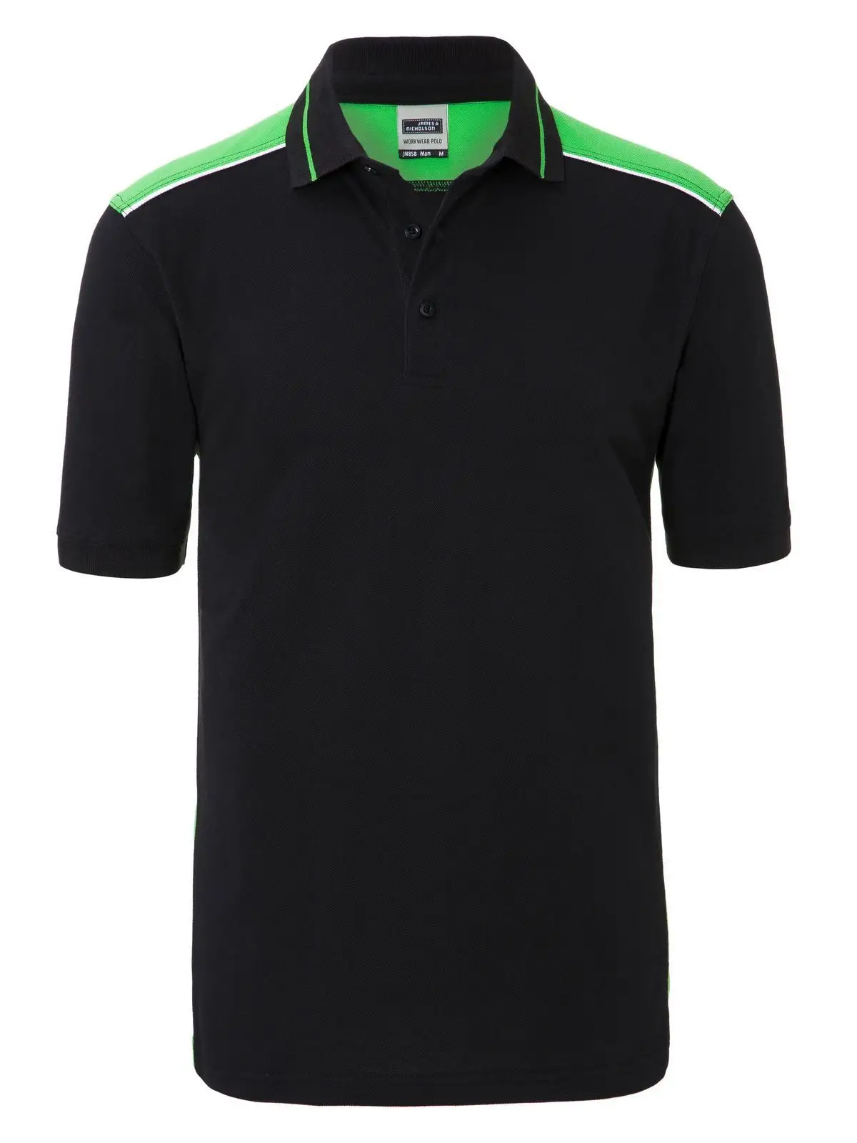 black/lime-green