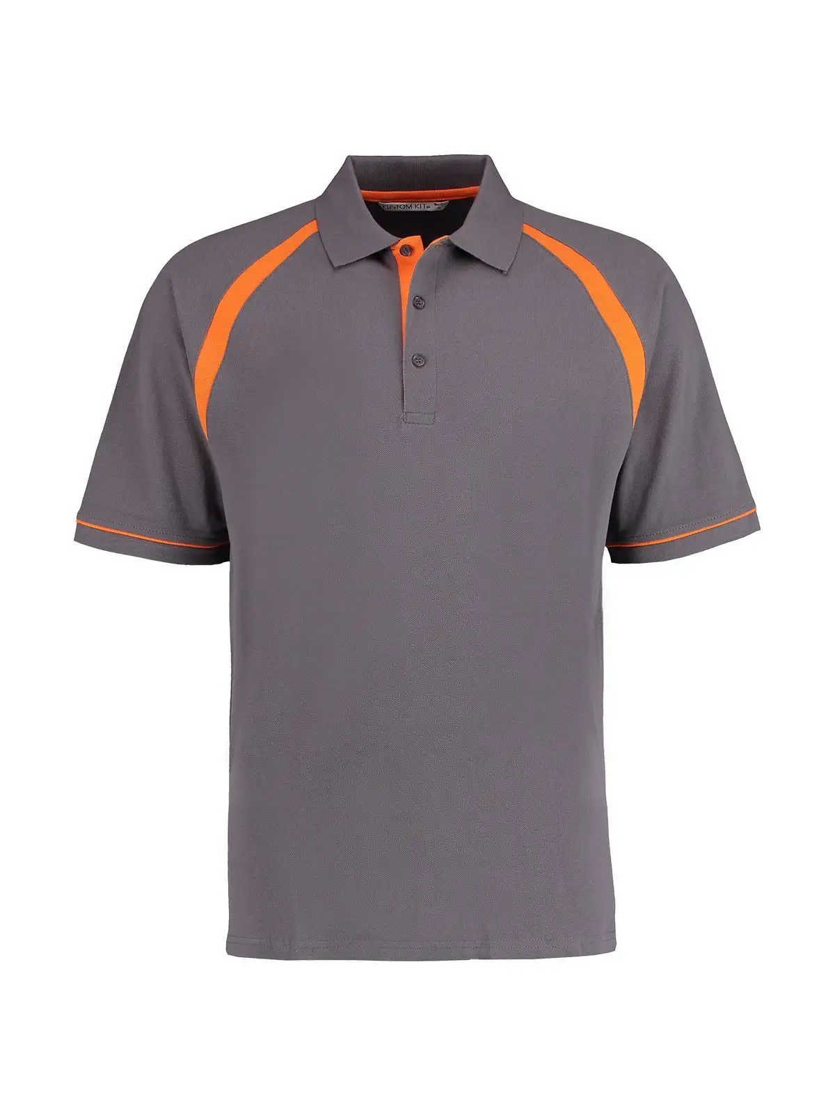 charcoal/orange