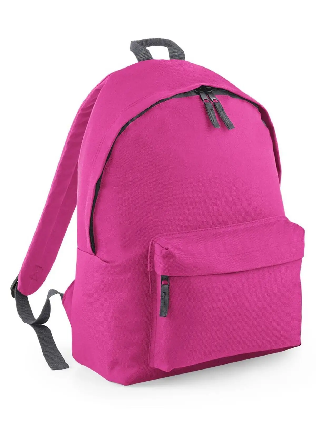 fuchsia/graphite grey