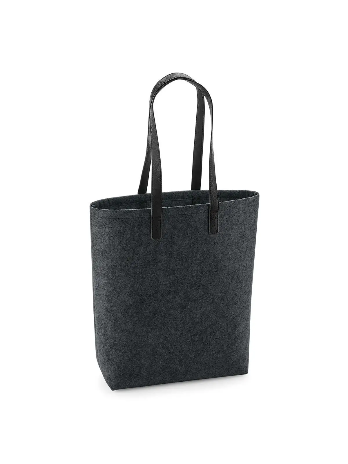 charcoal melange/black
