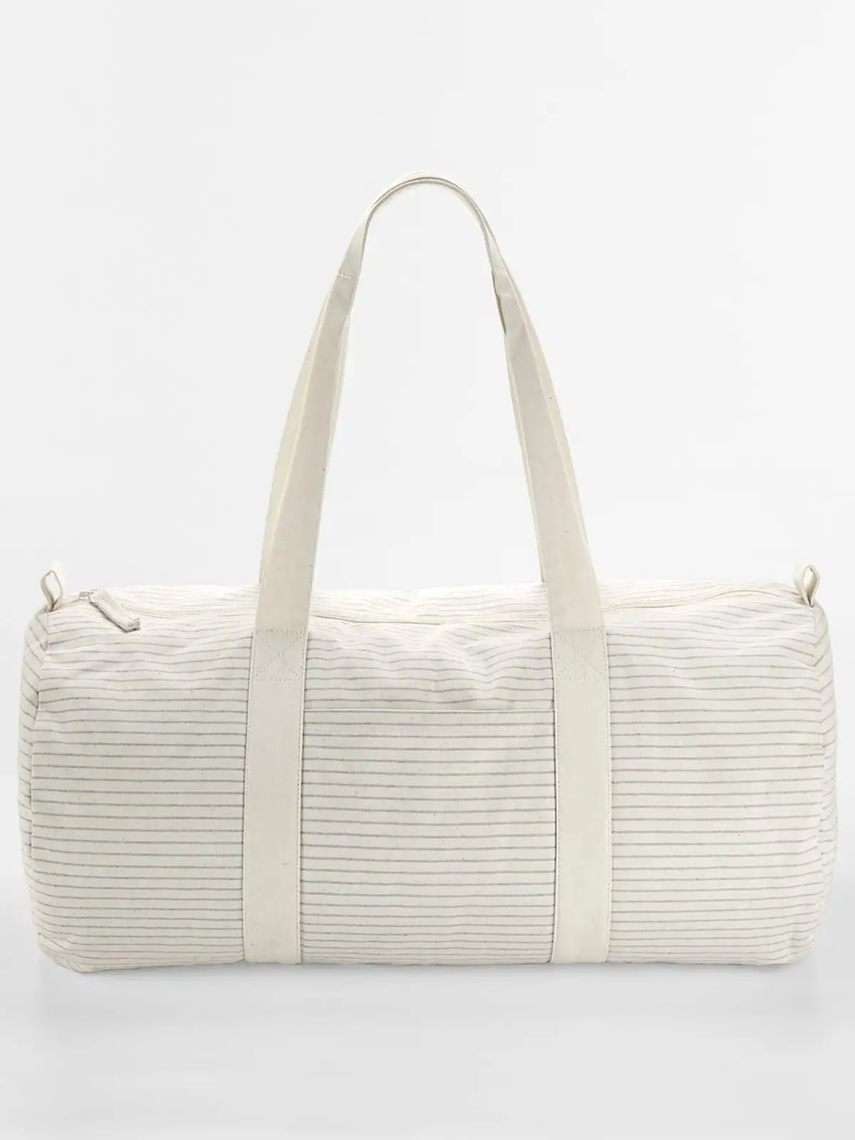Striped Organic Cotton Barrel Bag