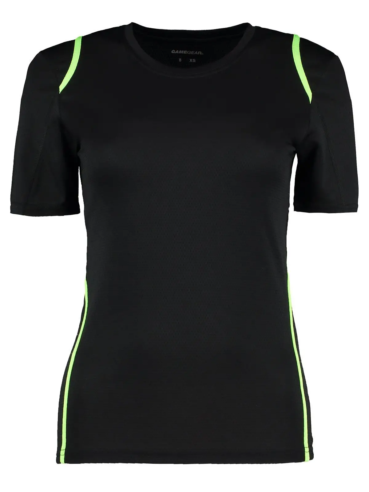 black/fluorescent lime