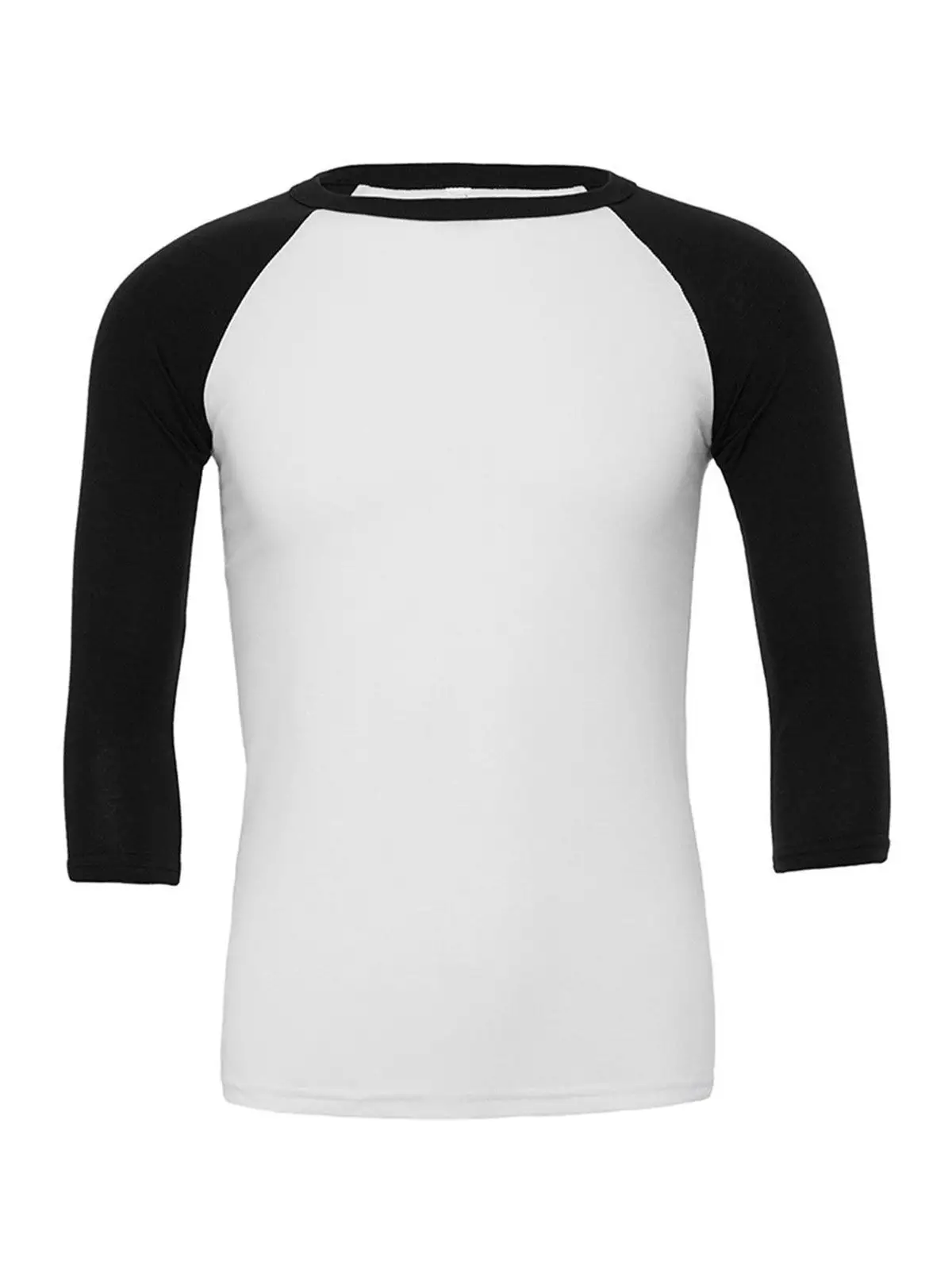 Unisex 3/4 Sleeve Baseball Tee