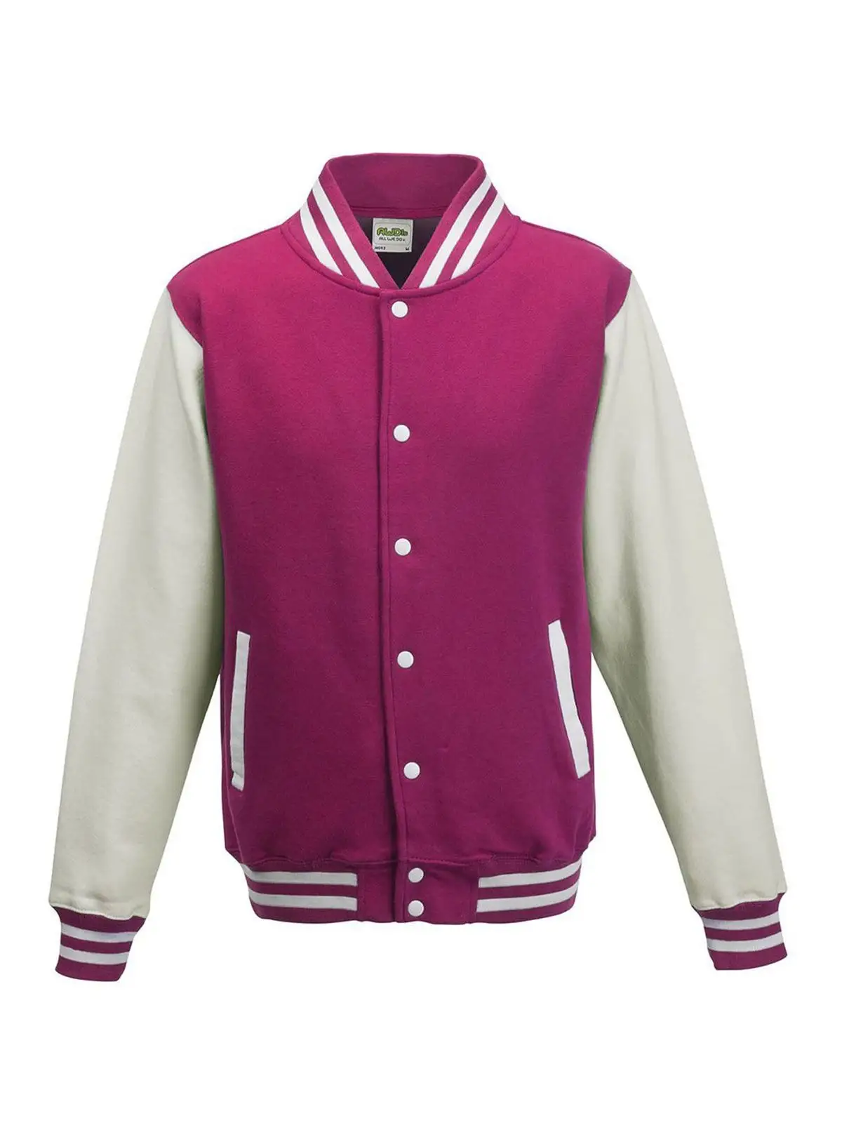 hot pink/white