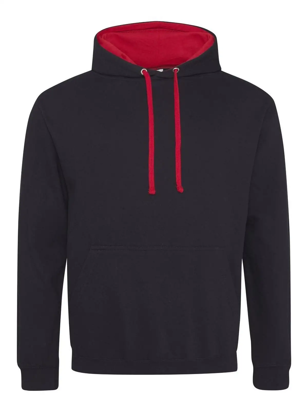 jet black/fire red