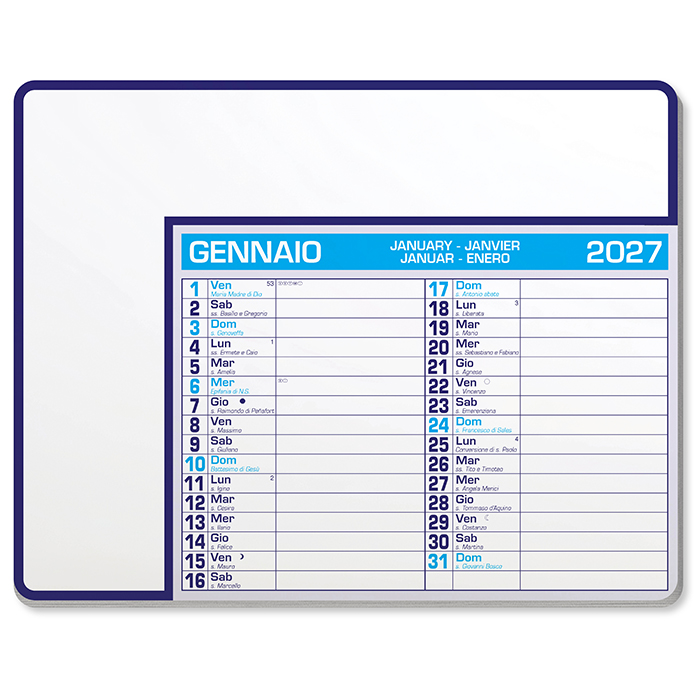 Calendar Pad Edge