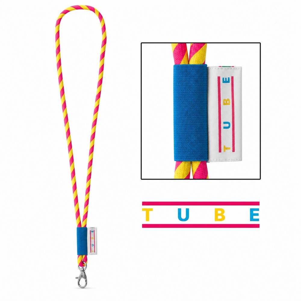 Esempio stampato di Lanyard TUBE Long (Ø 7 mm)