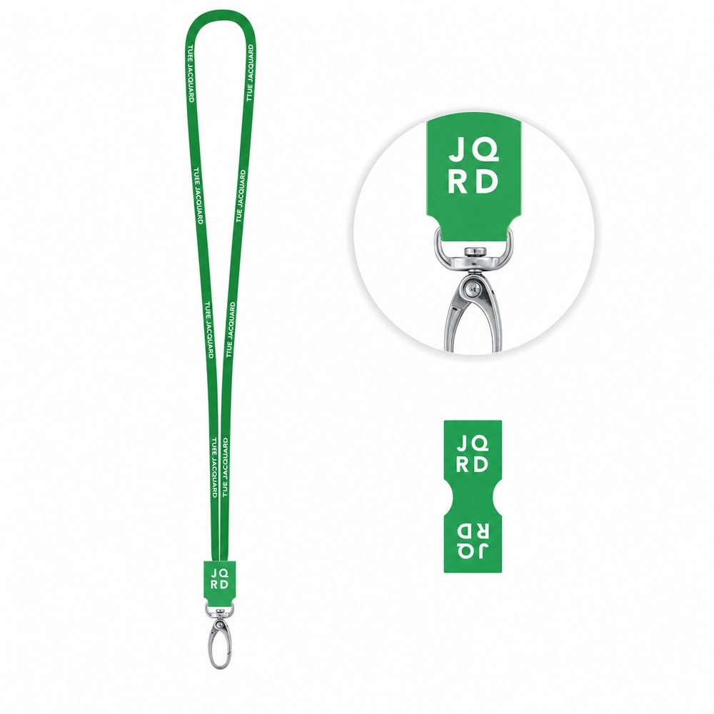 Esempio stampato di Lanyard TUBE JACQUARD Long (Ø 7 mm)