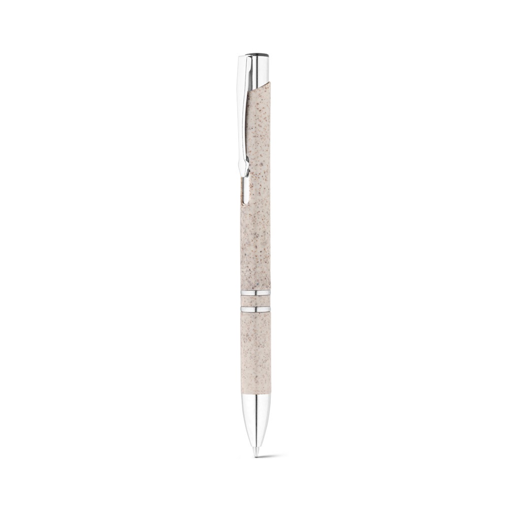 BETA WHEAT. Penna a sfera in fibra di grano e ABS con clip