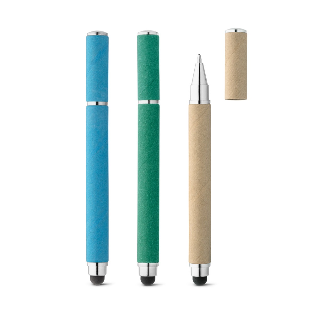 PAPYRUS. Penna a sfera in carta kraft e ABS con punta touch