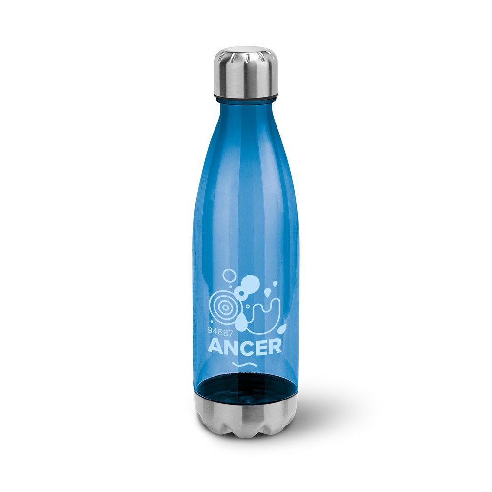 ANCER. Borraccia sportiva in AS e acciaio inox 700 mL