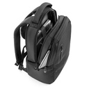 BOSTON SOLID. Zaino per laptop (17") in nylon 150D con 2 scomparti imbottiti