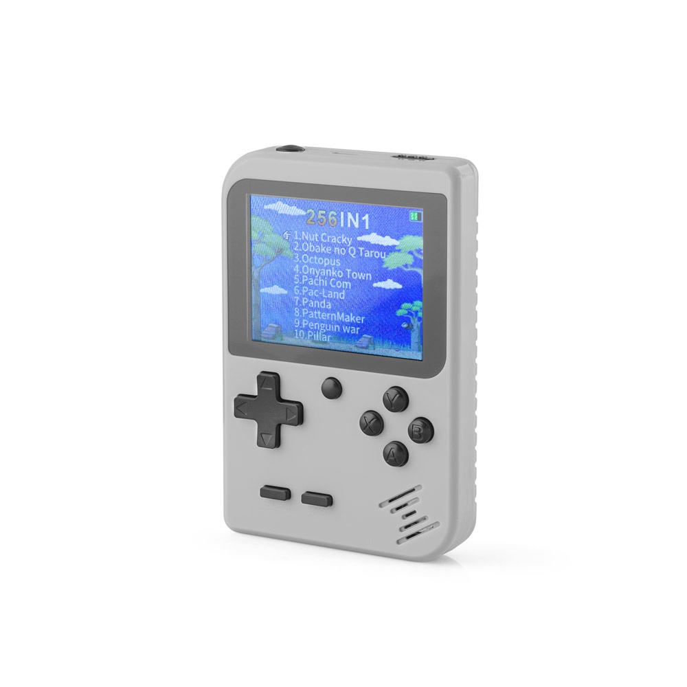 BOWSER. Console portatile con 256 giochi classici