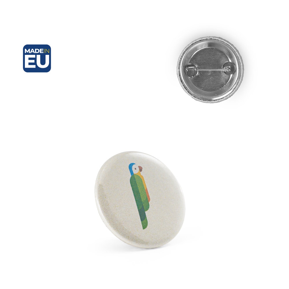 Button P'IN 1. Button P'IN 1. Pin rotondo con spilla