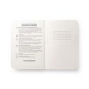 COFFEEPAD SEMI-RIGID. Block notes A5 con copertina semirigida fabbricata attraverso gli scarti della buccia di caffé (65%)