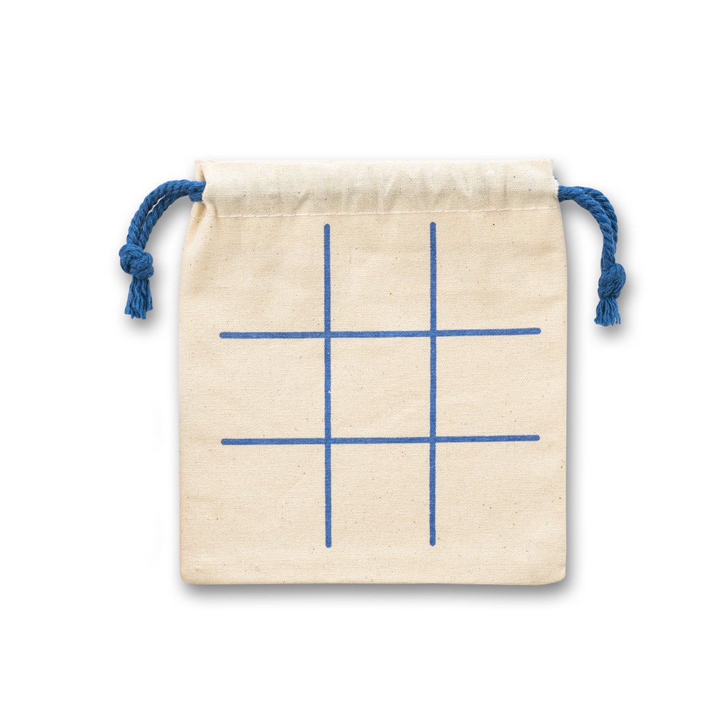 CROSSES. Classico gioco del tris con 10 pezzi in legno compensato