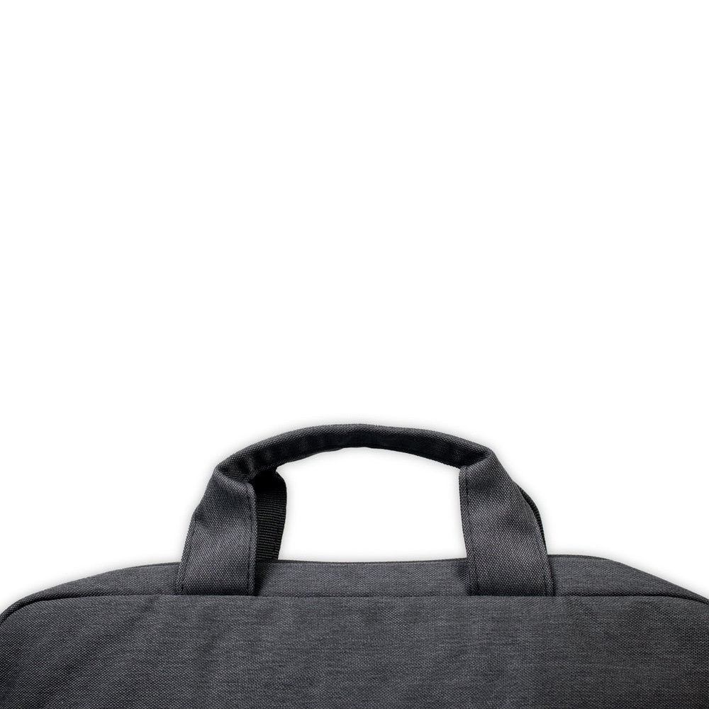 GENOA. Borsa imbottita per laptop in poliestere riciclato 600D ad alta densità da 15"
