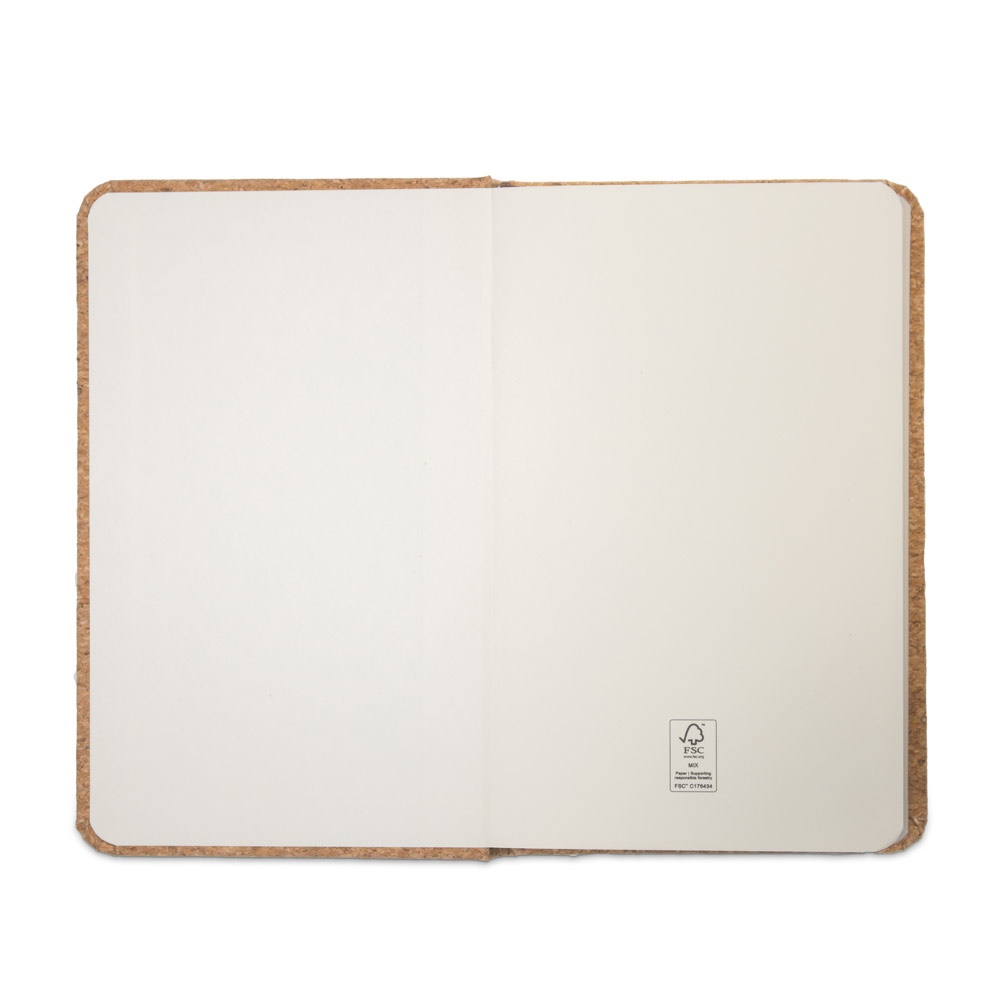 HAWKINS. Block notes tascabile in sughero con 160 pagine lisce