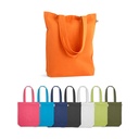 MERIDA. Borsa (220 g/m²) in cotone (50%), cotone riciclato (30%) e poliestere (20% rPET)