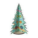 PINERY. Albero di Natale in legno da colorare, smontabile