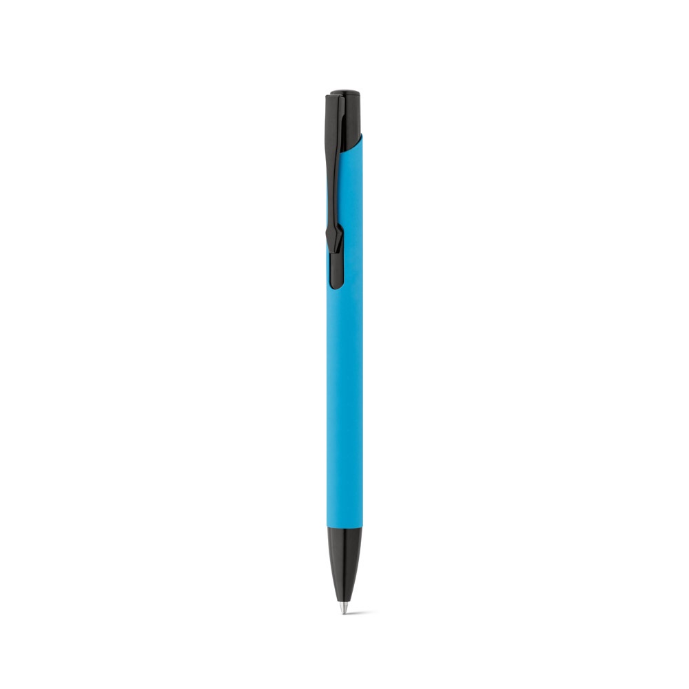 POPPINS. Penna a sfera in alluminio con finitura in gomma