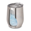 RONDE. Bicchiere da viaggio da in acciaio inox 400 mL