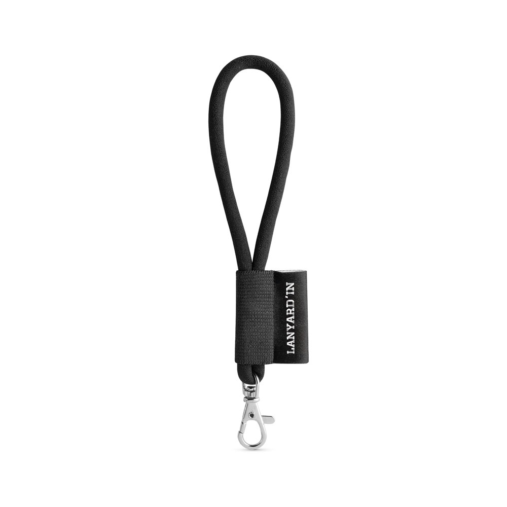 SET Lanyard TUBE Short (Ø 7 mm) con moschettone a leva da 9 mm