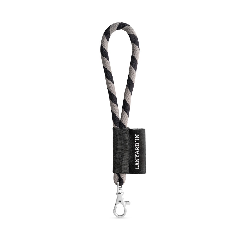 SET Lanyard TUBE Short (Ø 7 mm) con moschettone a leva da 9 mm