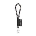 SET Lanyard TUBE Short (Ø 7 mm) con moschettone a leva da 9 mm