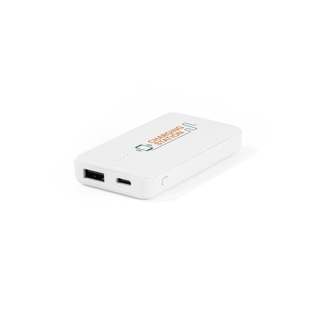 SHERYL. Power bank 4'000 mAh in ABS riciclato (100% rABS)