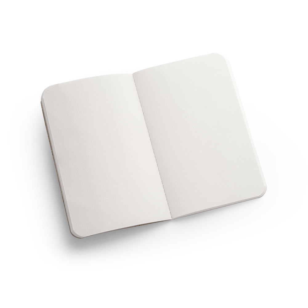 TEAPAD SOFT. Block notes A6 con copertina flessibile fabbricata tramite gli scarti delle foglie di té (65%)