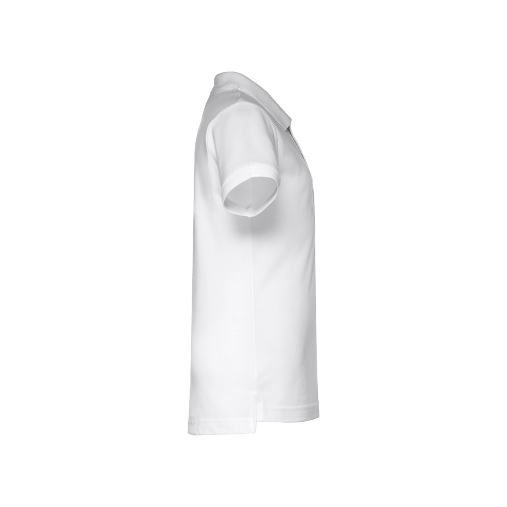 THC ADAM KIDS WH. Polo a maniche corte per bambini (unisex). colore bianco
