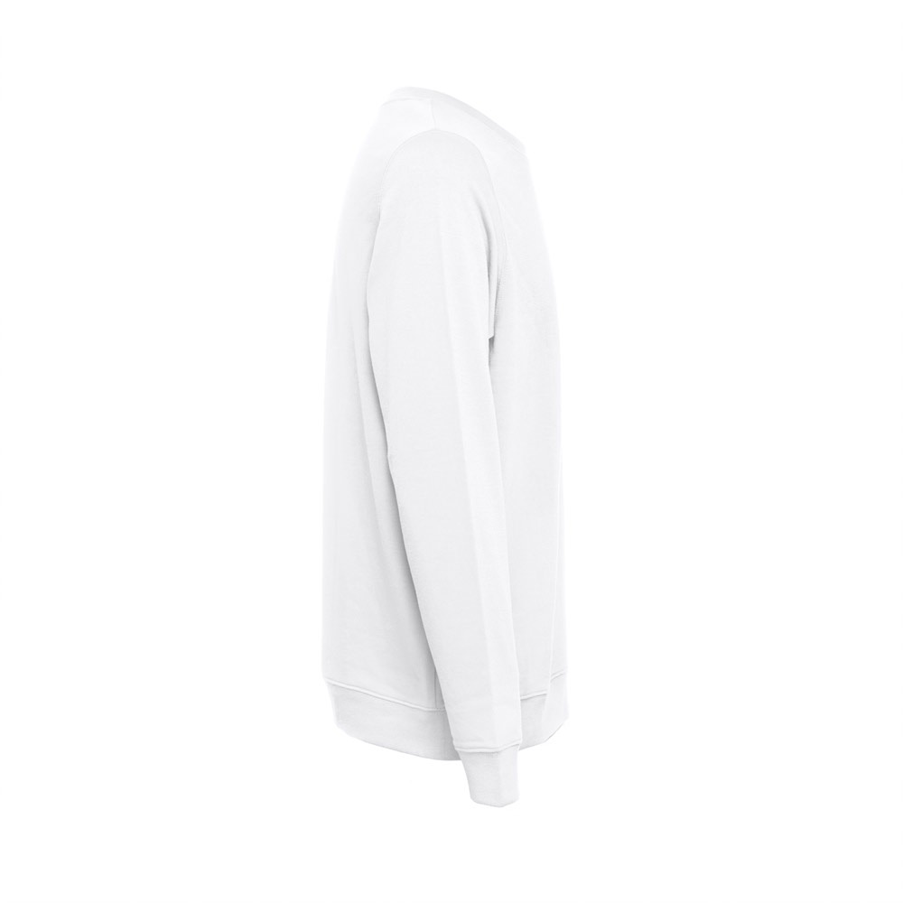 THC COLOMBO WH. Felpa (unisex) in spugna italiana non garzata. colore bianco