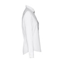 THC PARIS WOMEN WH. Camicia in popeline a maniche lunghe da donna. colore bianco