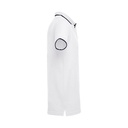 THC ROME WH. Polo da uomo in cotone bicolore. colore bianco
