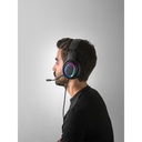 Thorne Headset RGB. Cuffie da gioco in ABS con cavo, microfono e luci LED RGB