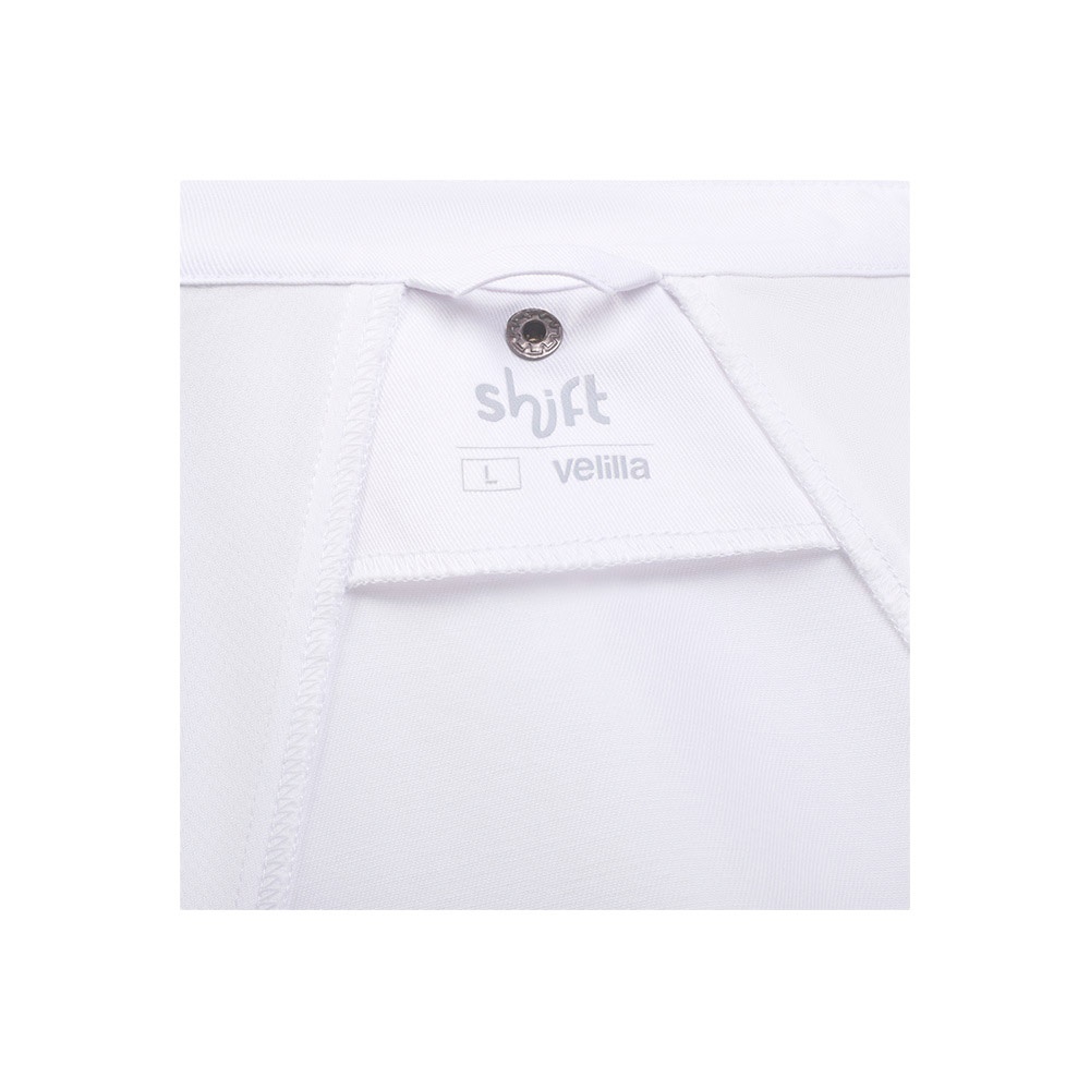 VL AGNI. Giacca da cucina unisex (190 g/m²), realizzata in cotone (35%) e poliestere riciclato (65%)