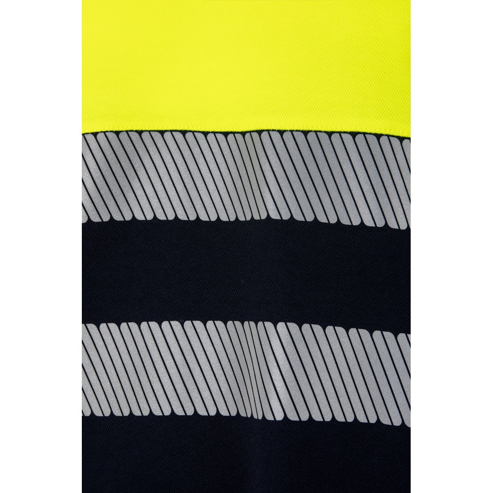 VL BASTET. T-shirt bicolore piqué (150g/m²), in cotone (55%) e poliestere (45%)