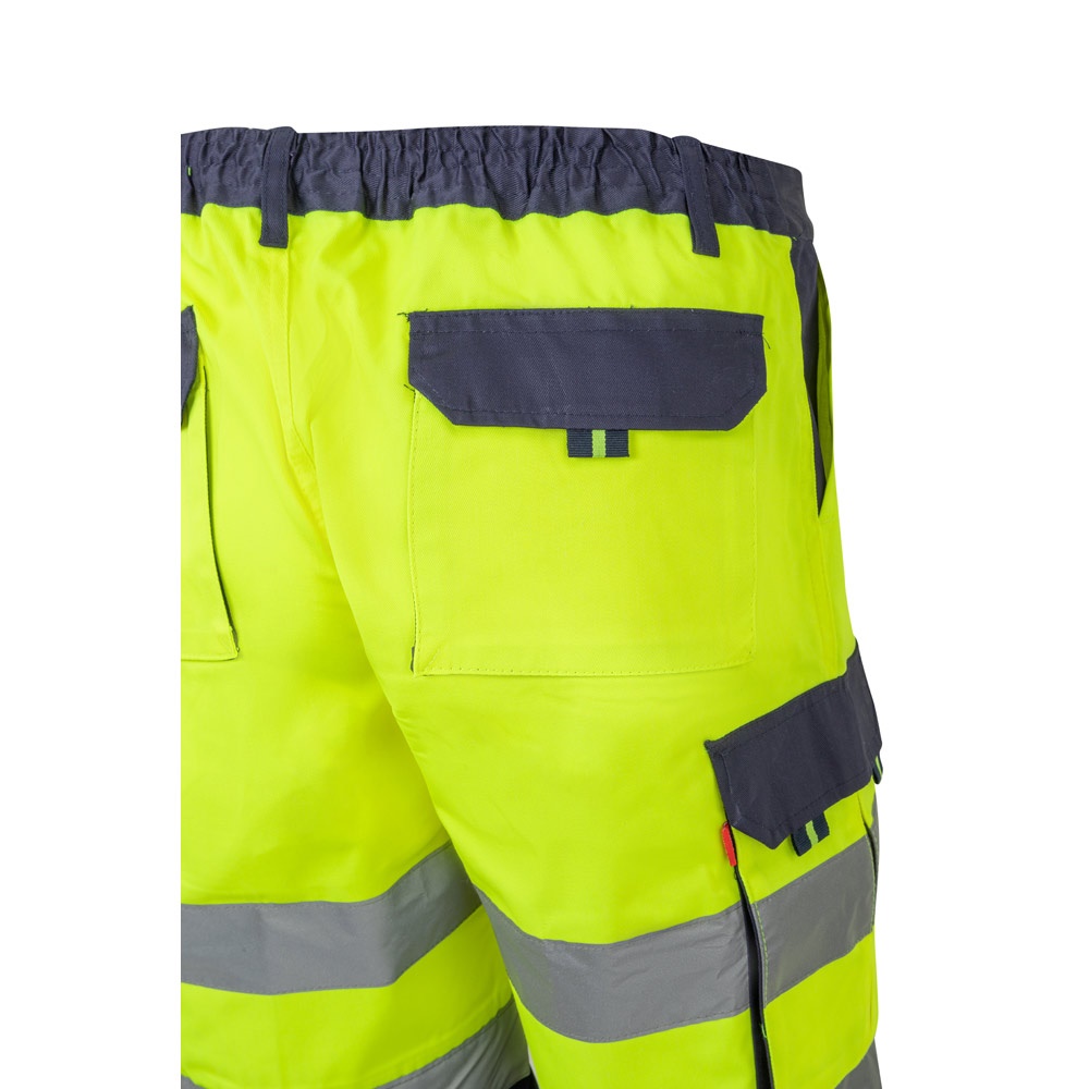 VL HADES. Bermuda bicolore con diverse tasche (210g/m²), in cotone (20%) e poliestere (80%)